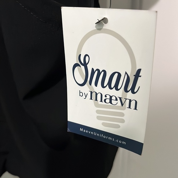 Smart By Maevn Women’s 3 Pockets Scrub Full Zipper Top Nurse XL, NWT - Picture 3 of 15